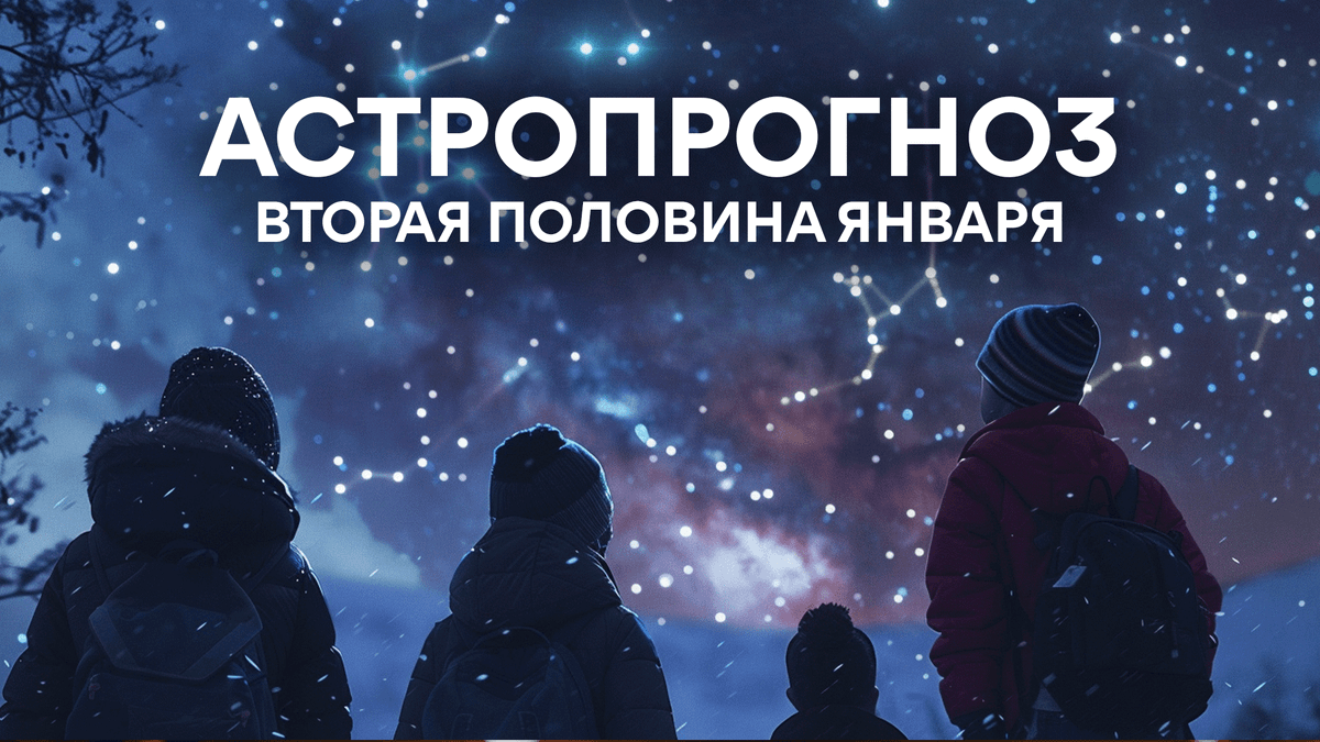 Прогноз на вторую половину января 2026 года